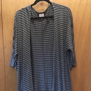 Black and gray striped Lindsay